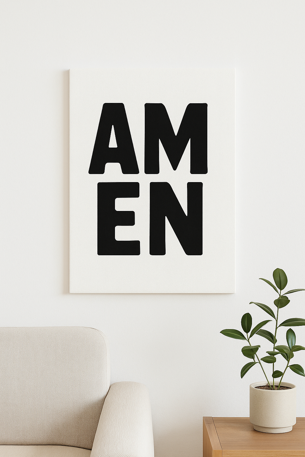AMEN Christian wall art