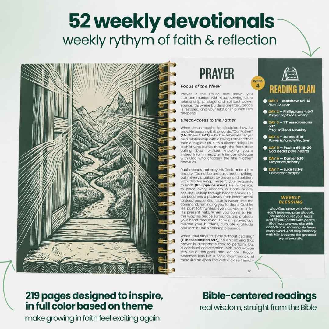 52 weekly devotionals to help you better understand Scripture through our Bible Study Guide