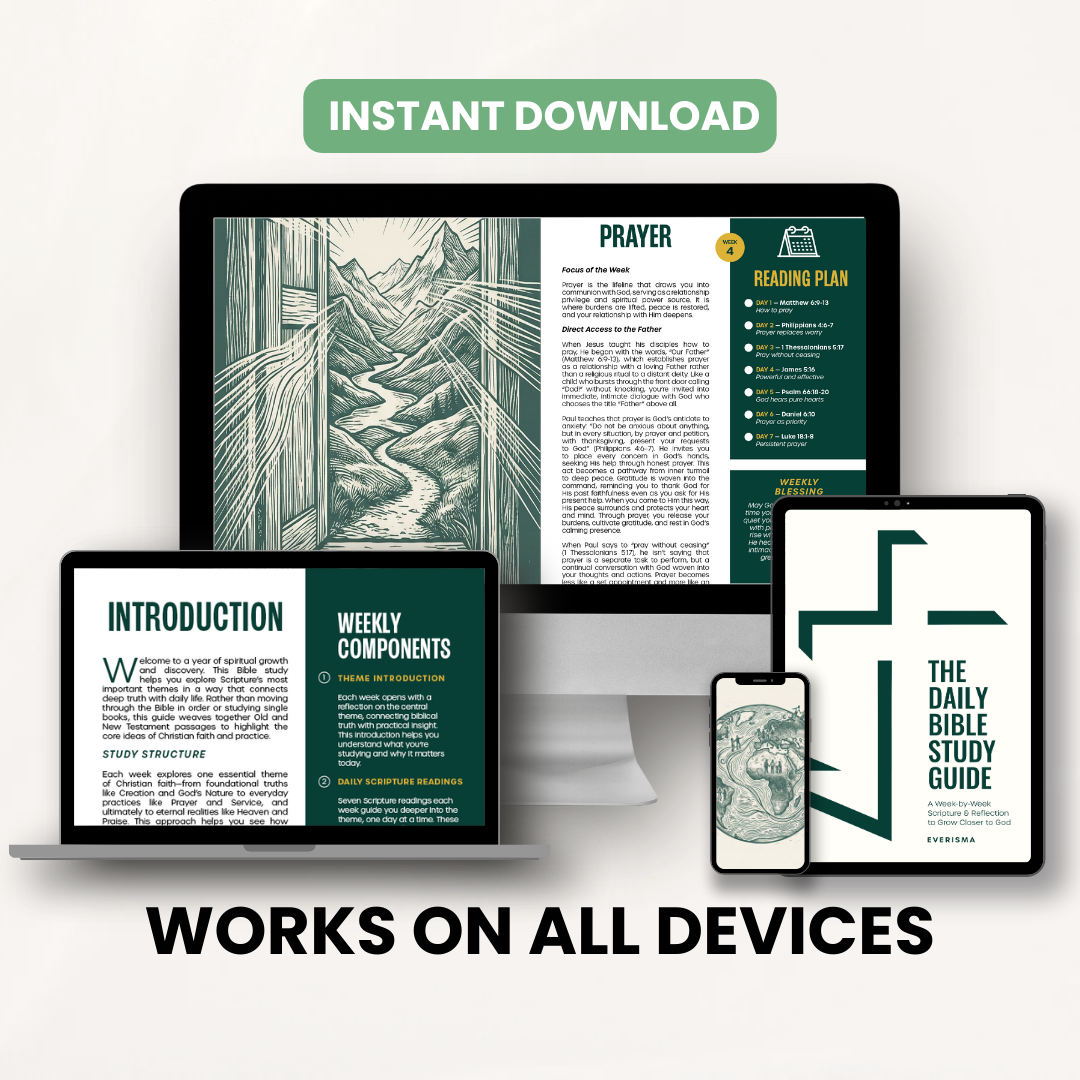 One Calm Decision Digital Bible Study Guide System (52-Week Study)