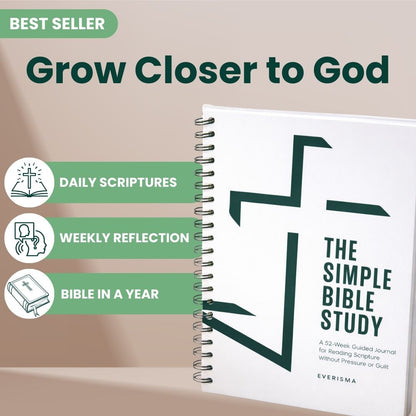 Bible Study Guide for Beginners – A Simple 52-Week Bible in a Year Study