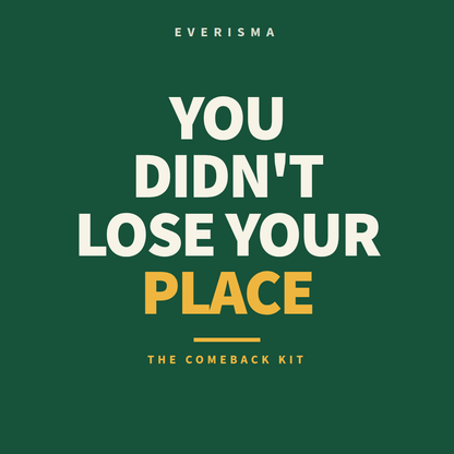 Everisma Comeback Kit and The Simple Bible Study 52-week journal