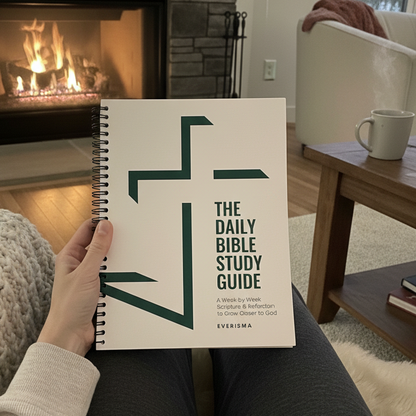 Daily Bible Study Guide in Hands