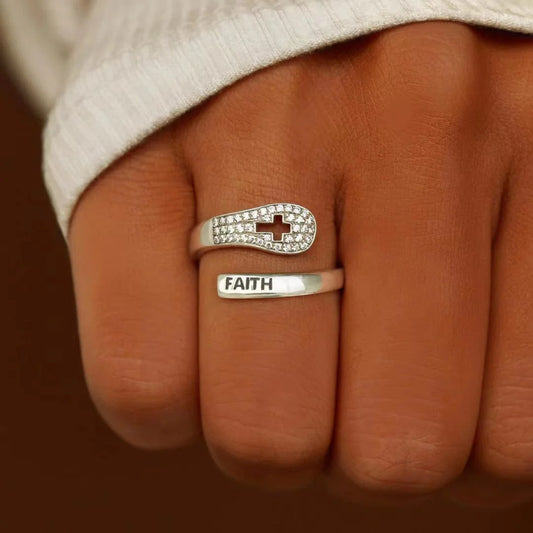 Christian Faith Ring - Adjustable